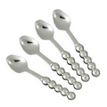 Cirque White Bronze Plated Spoon - 4 Piece Set